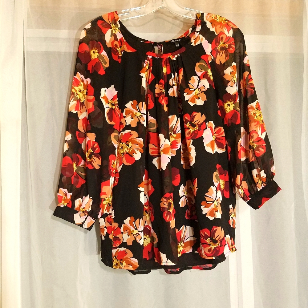 Madewell Floral Blouse